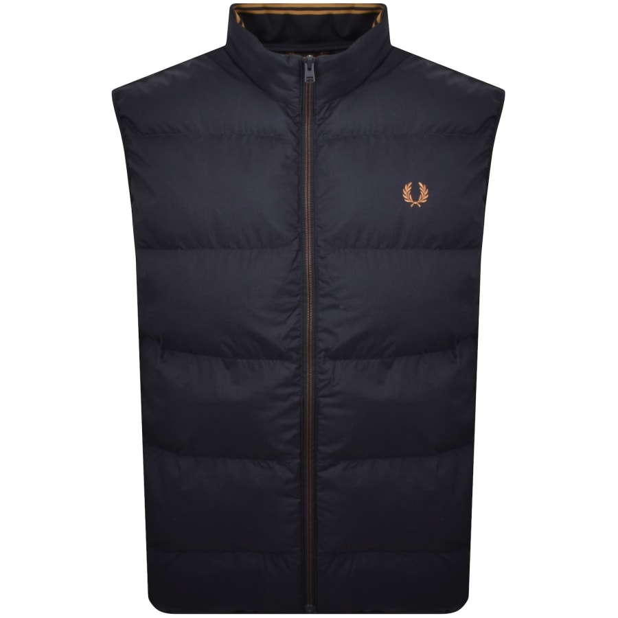 Fred Perry Insulated Gilet Navy | Mainline Menswear x